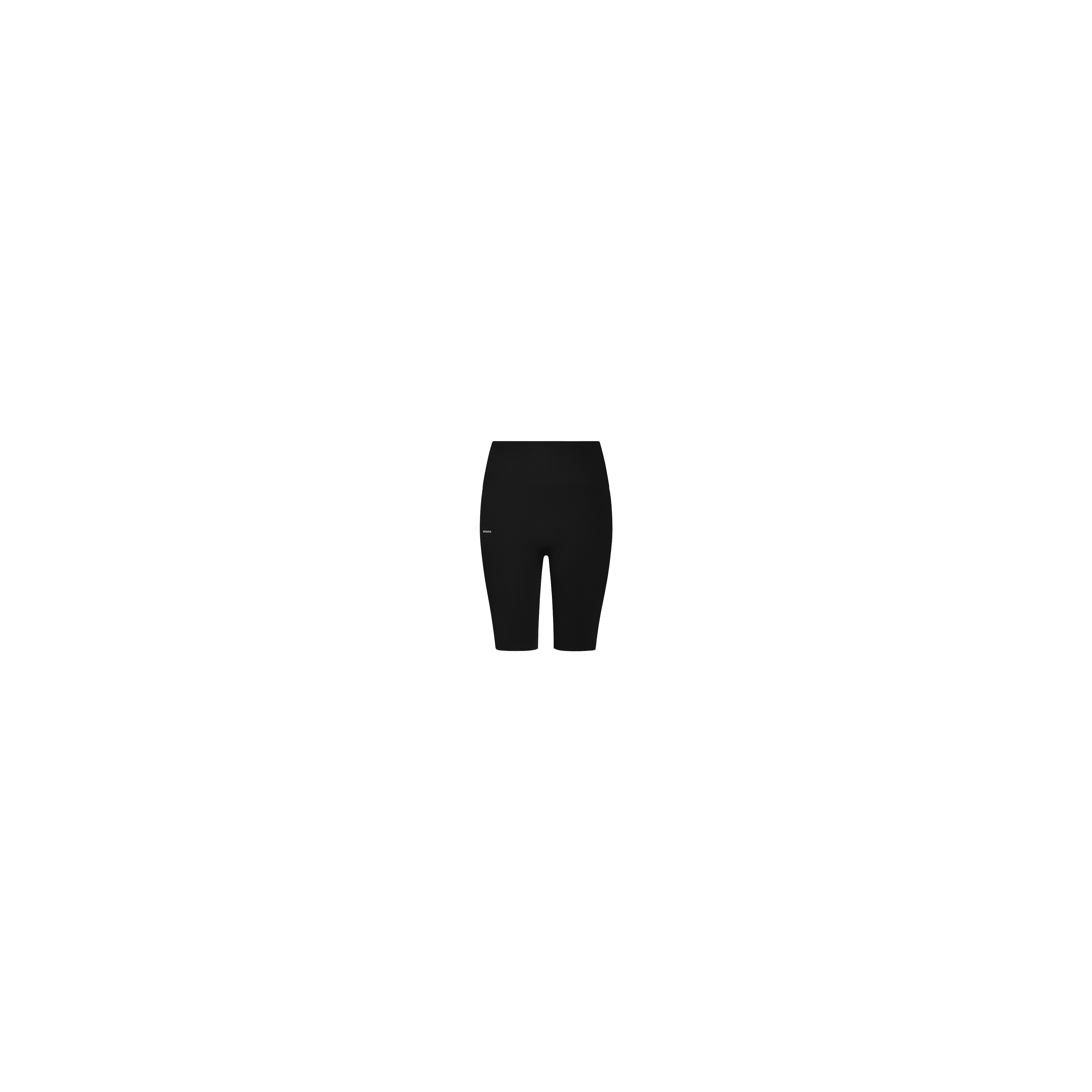 Women's Plant-Stretch Compressive Cycle Shorts—black