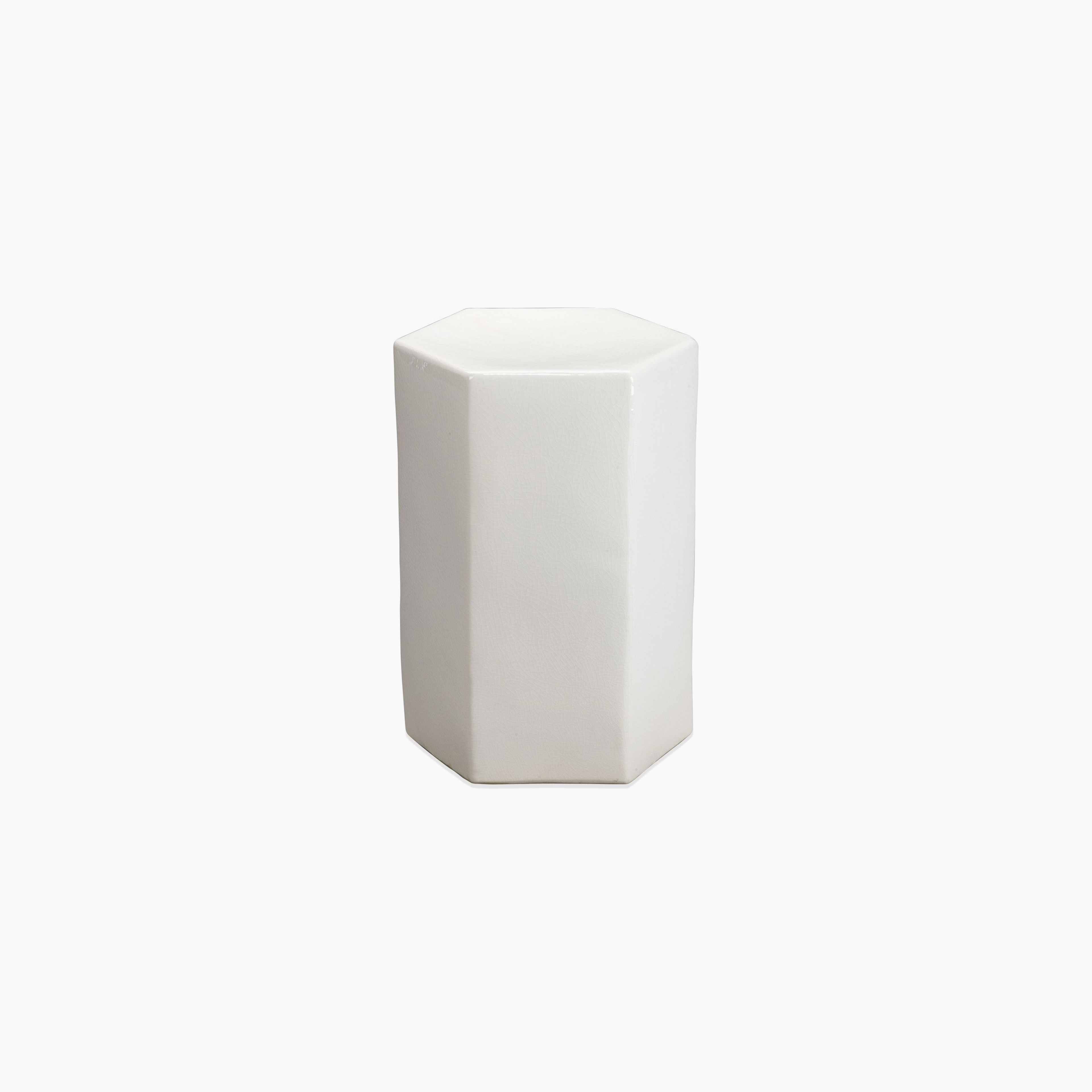 Anders White Side Table