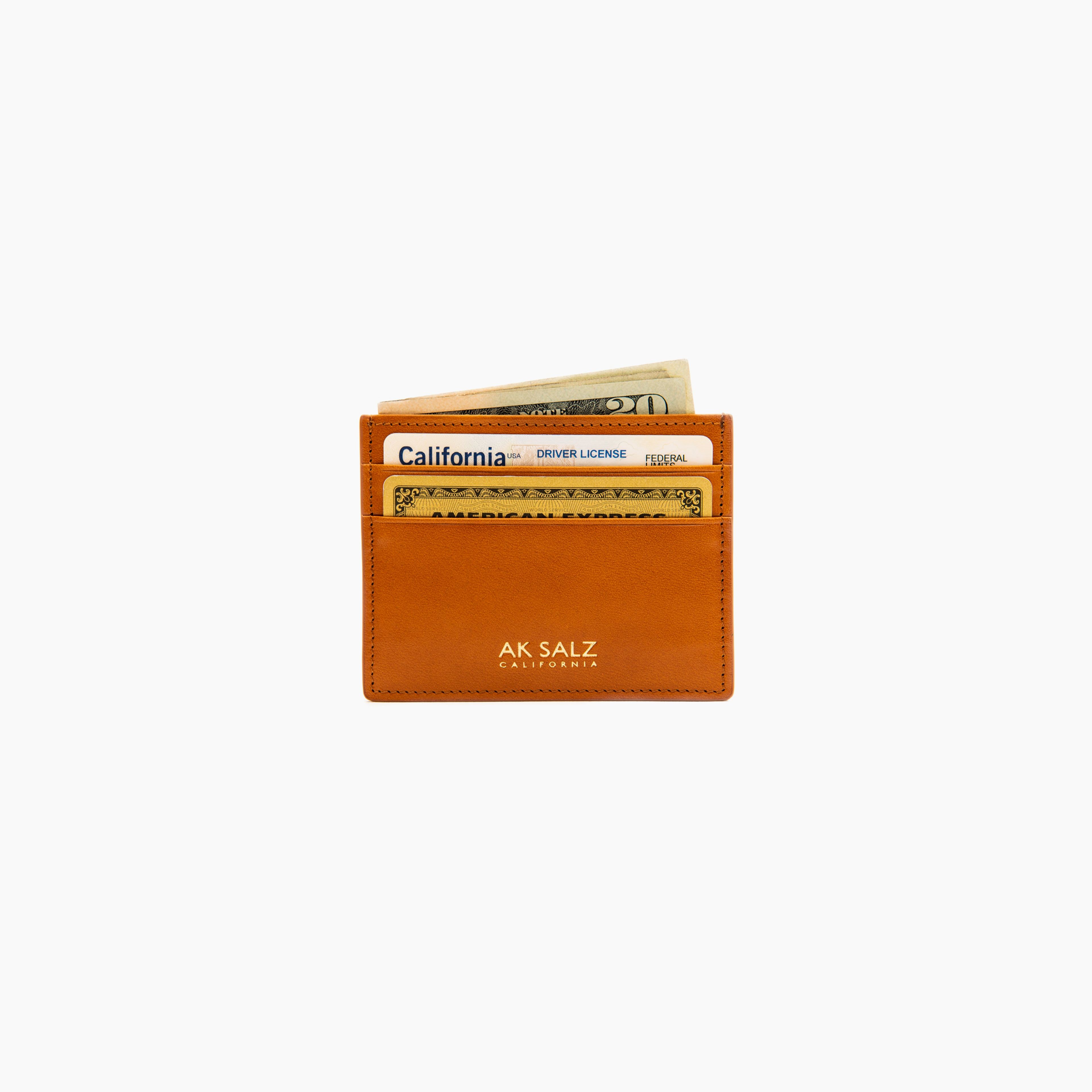 The Arroyo Card Case in California Saddle Leather