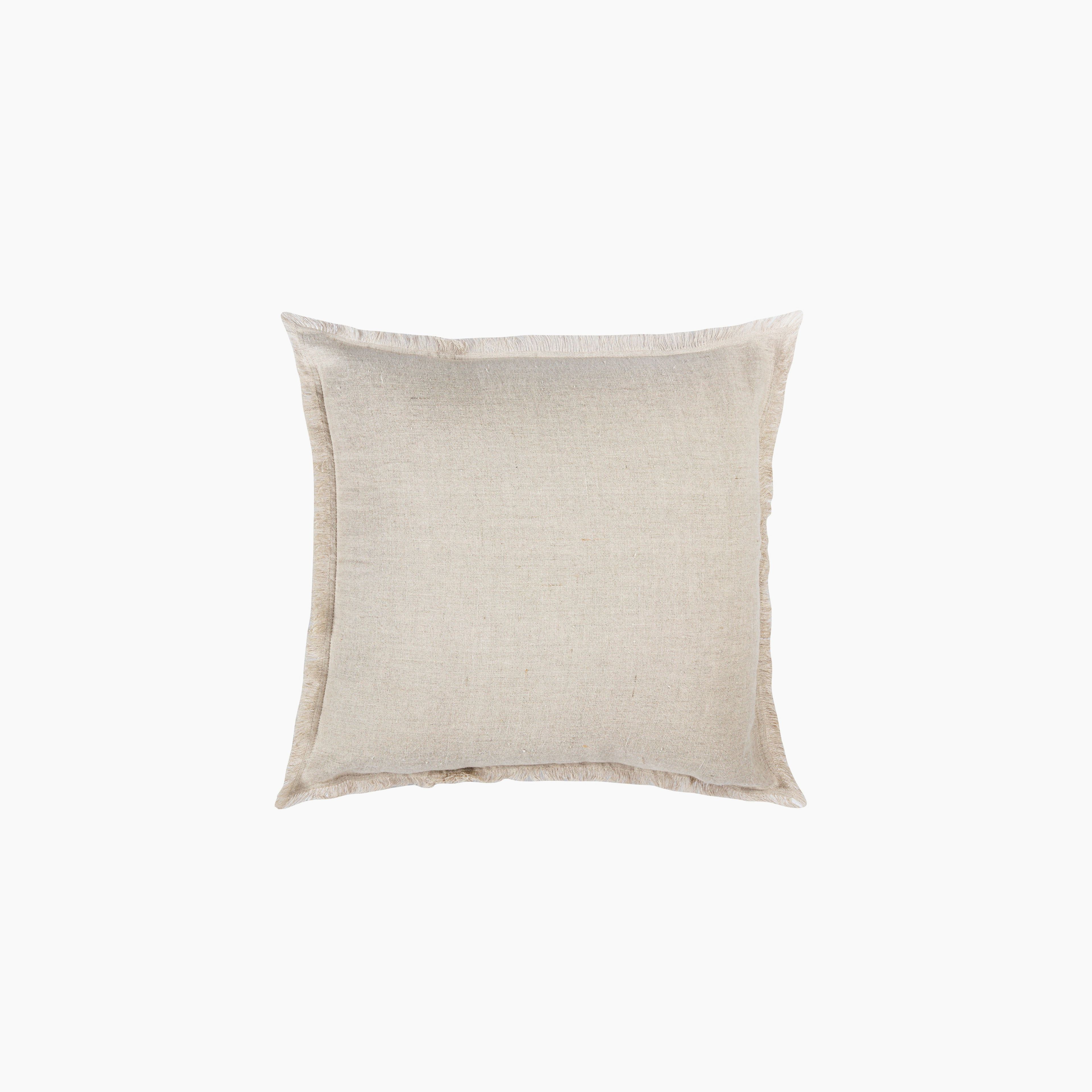 Beige So Soft Linen Pillows