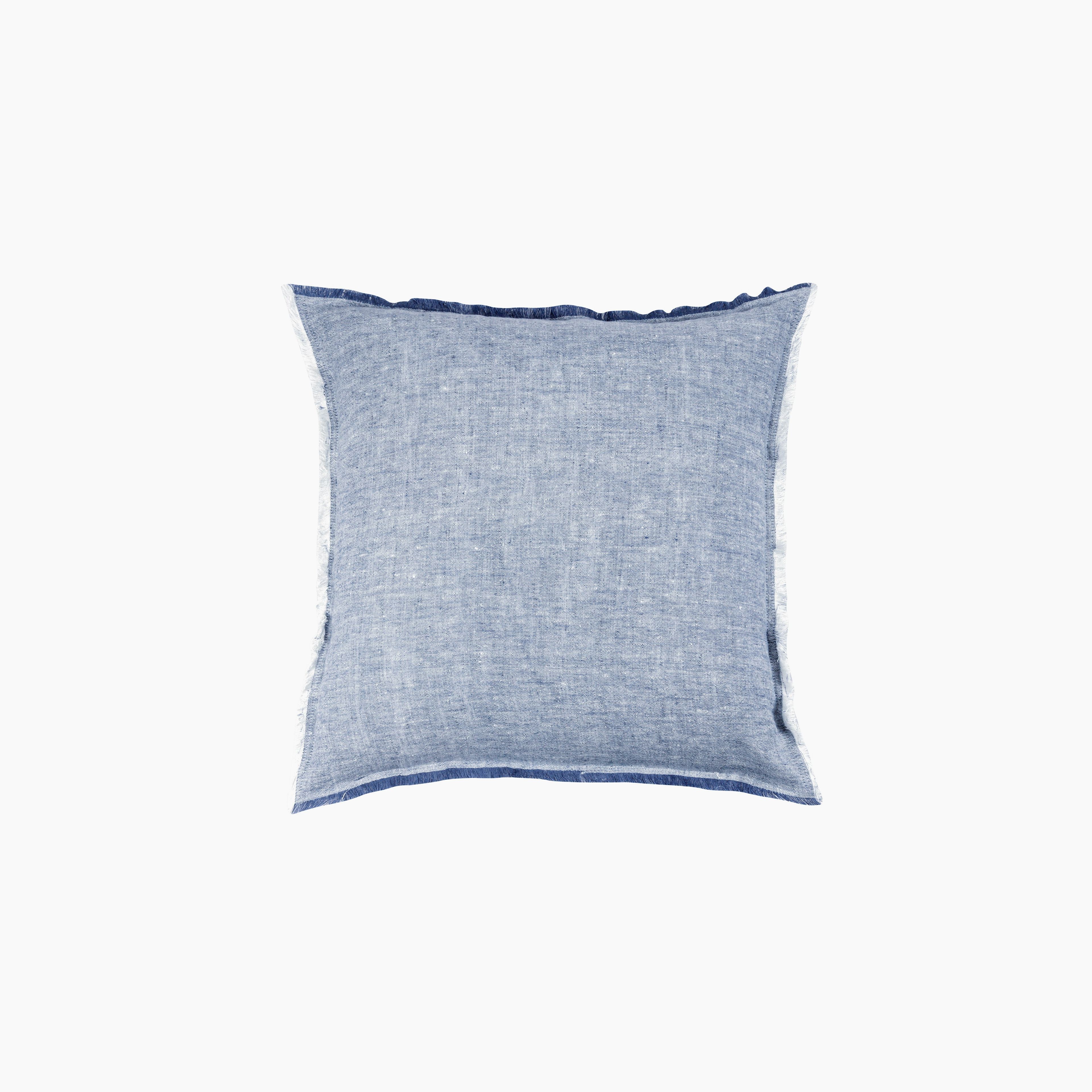 Chambray Blue So Soft Linen Pillows