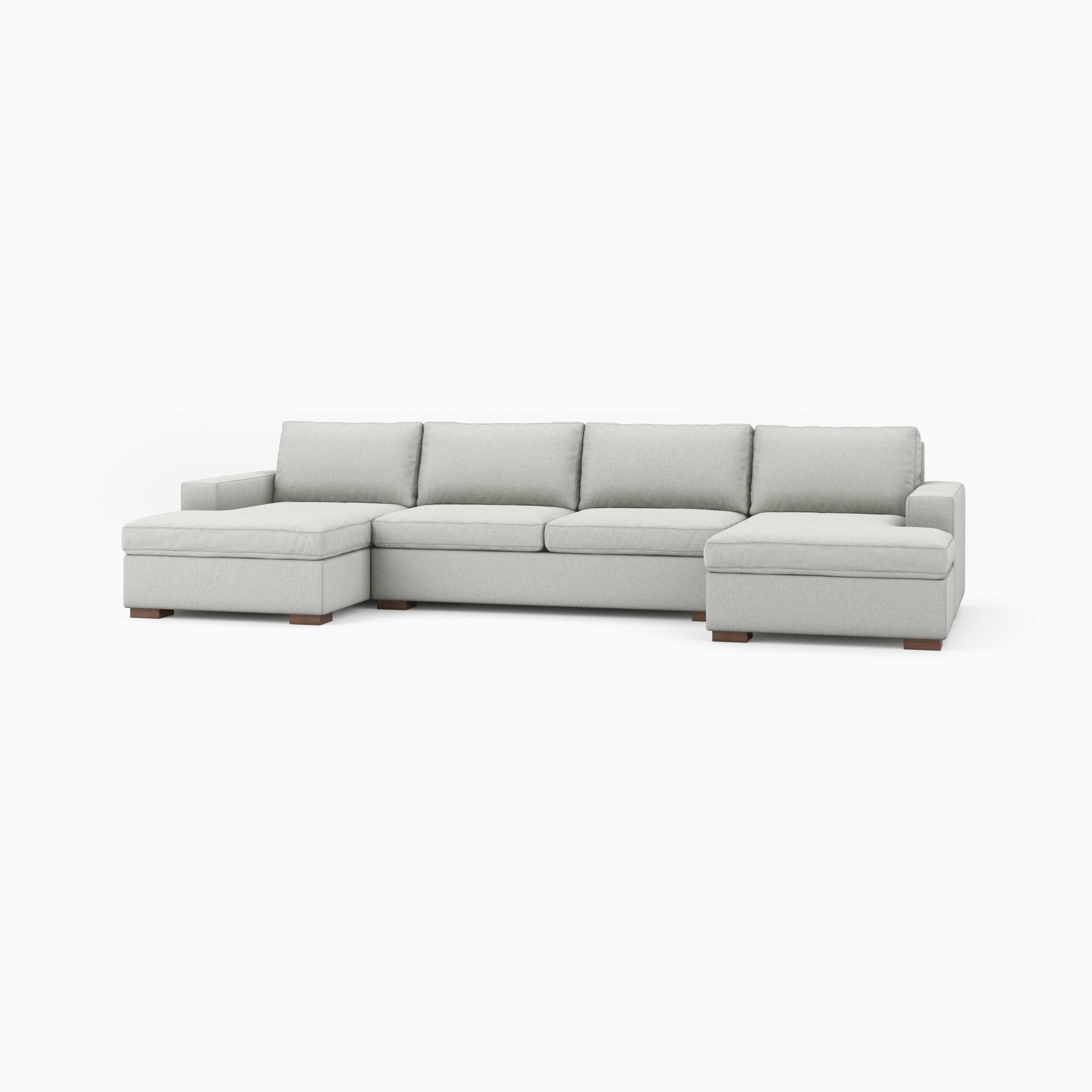 Couch Potato Double Chaise Sectional