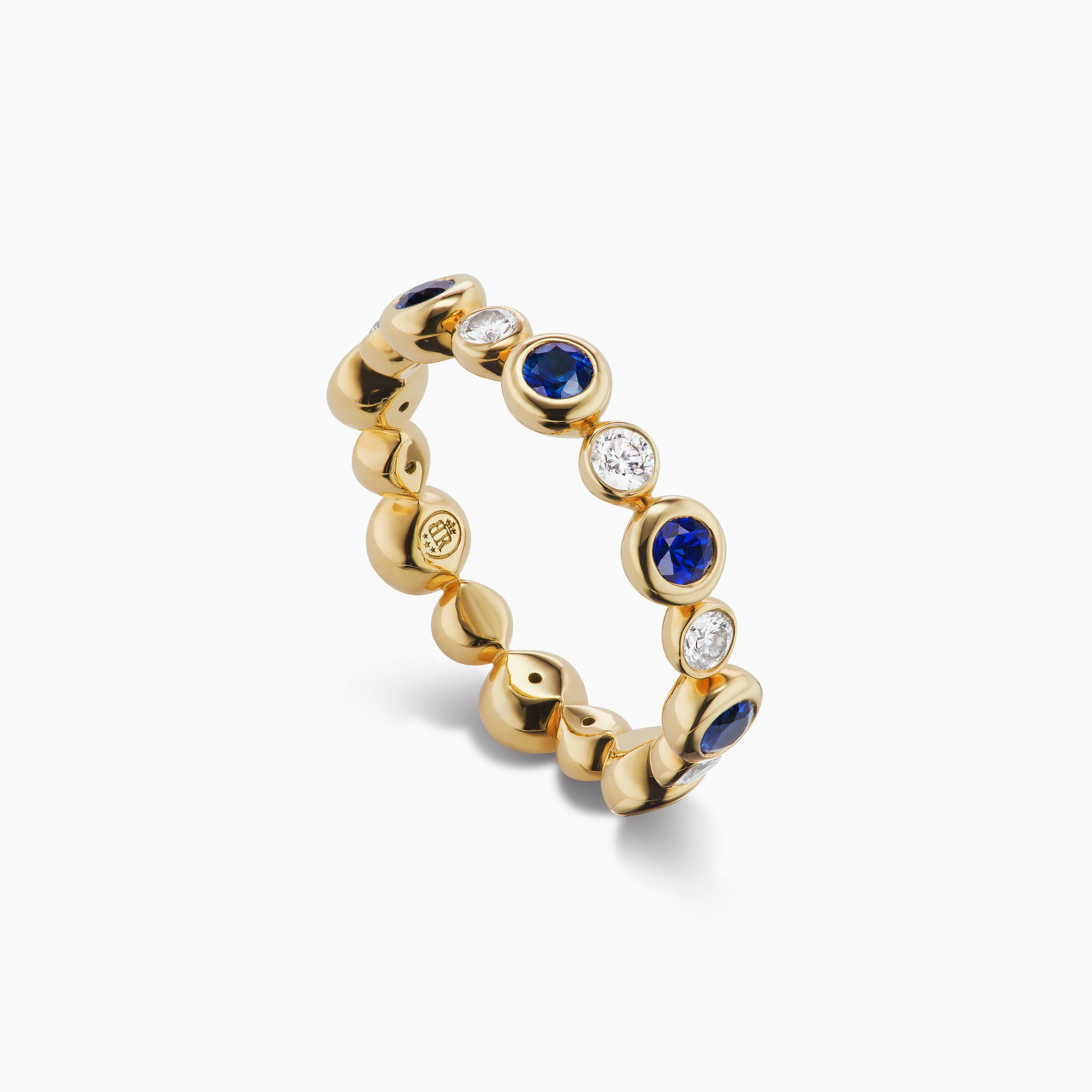 Aura BonBon Sapphire & Diamond Eternity Ring, Large
