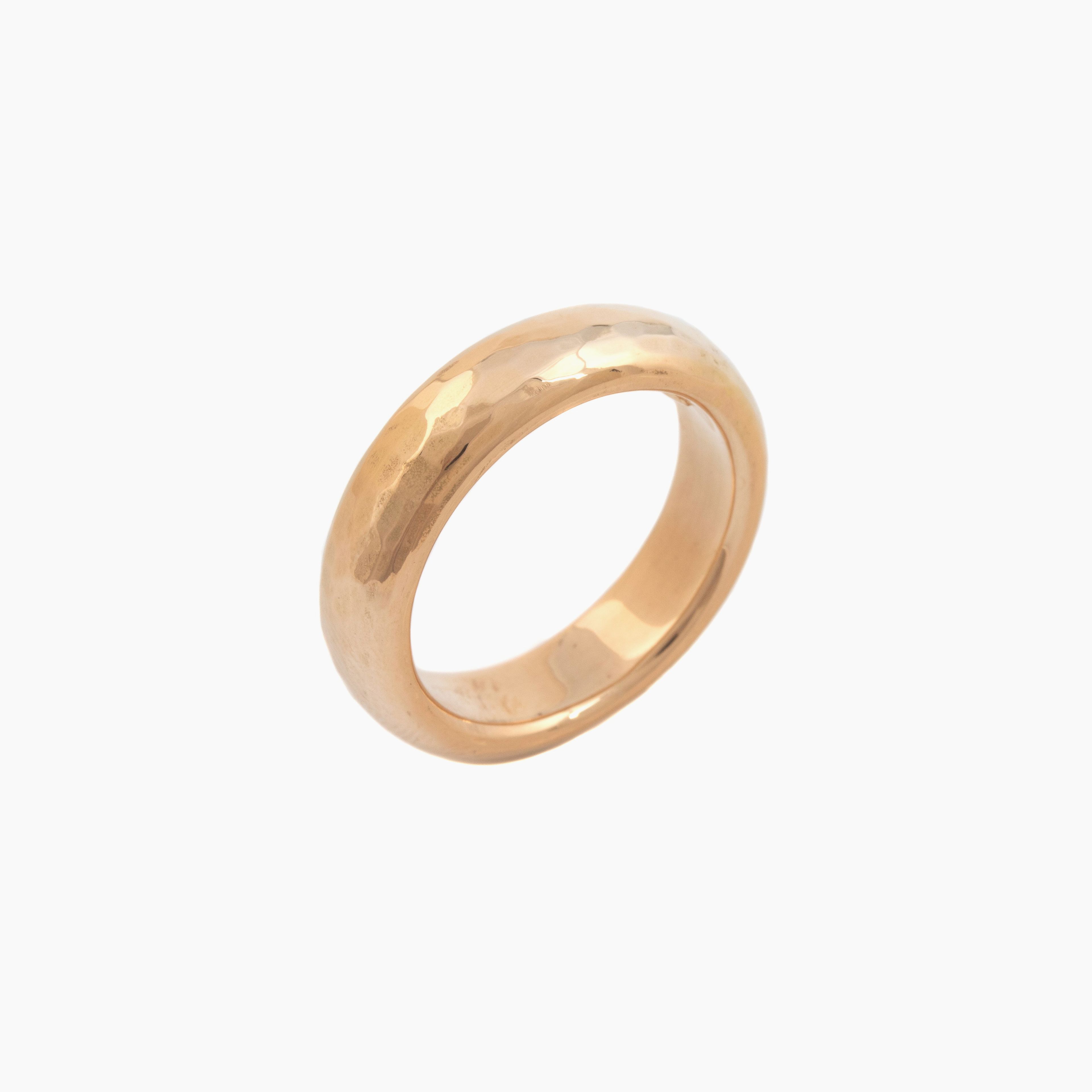 High Dome Band Style Ring