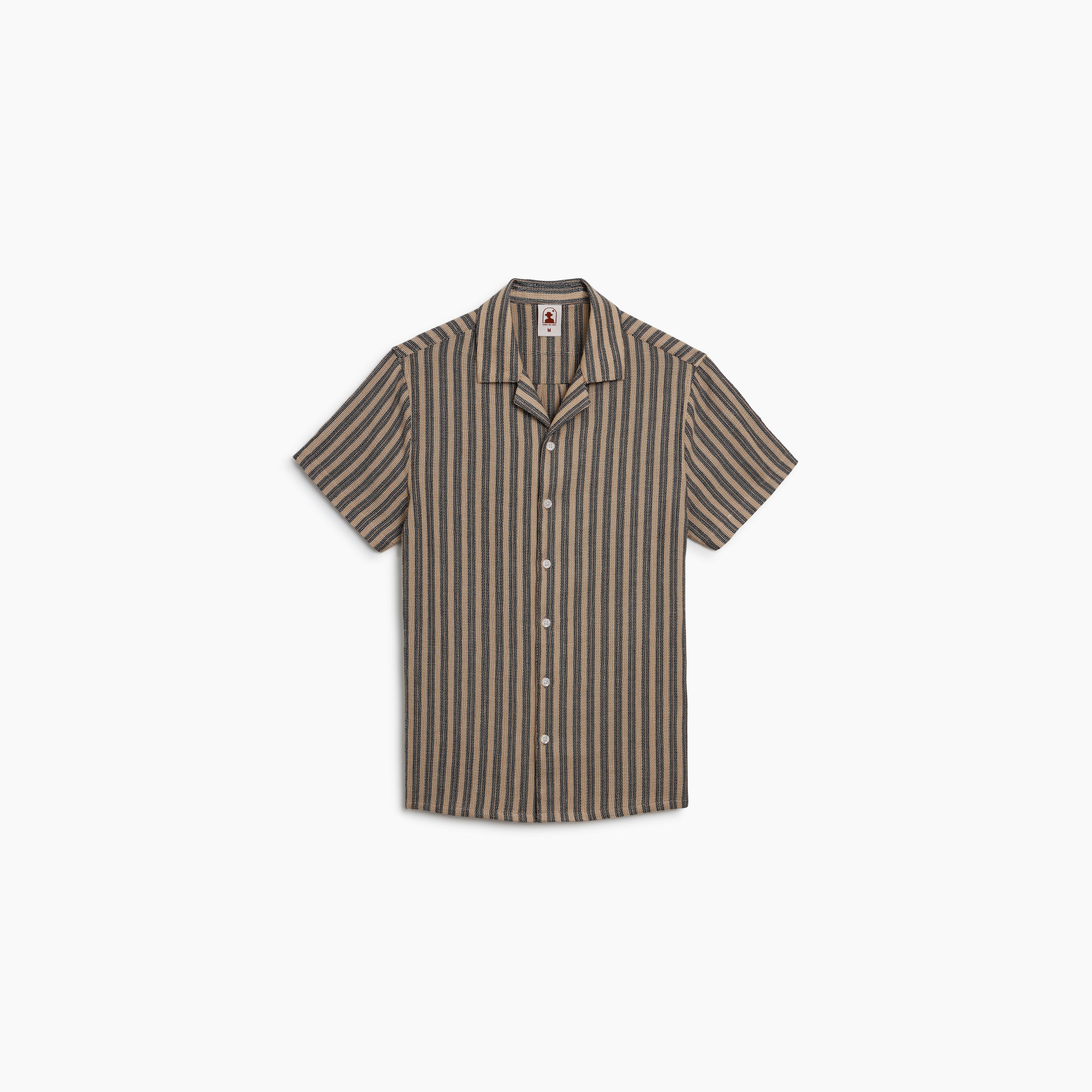 The Palma Shirt - Cacao Stripe