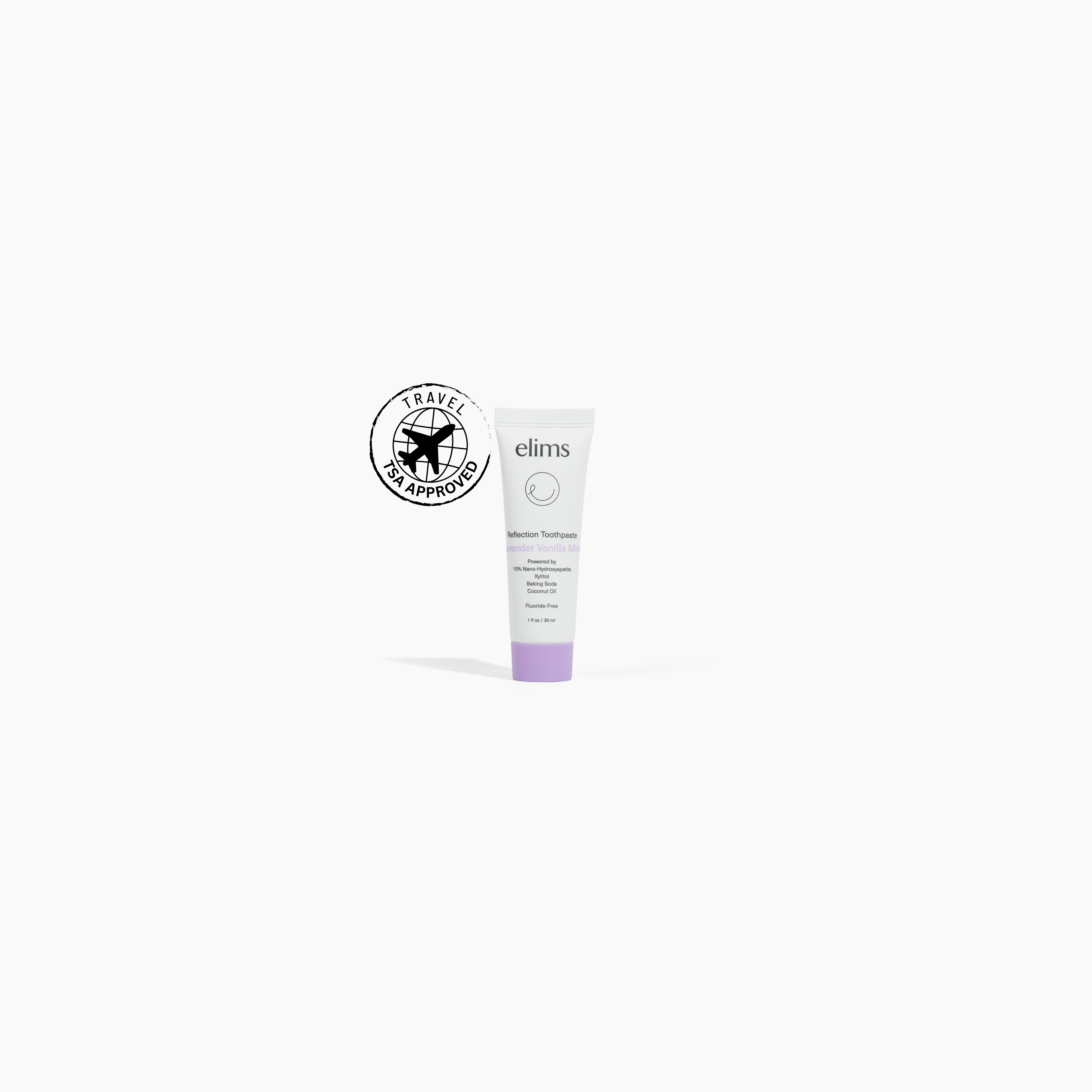 Travel Size Toothpaste in Lavender Vanilla Mint