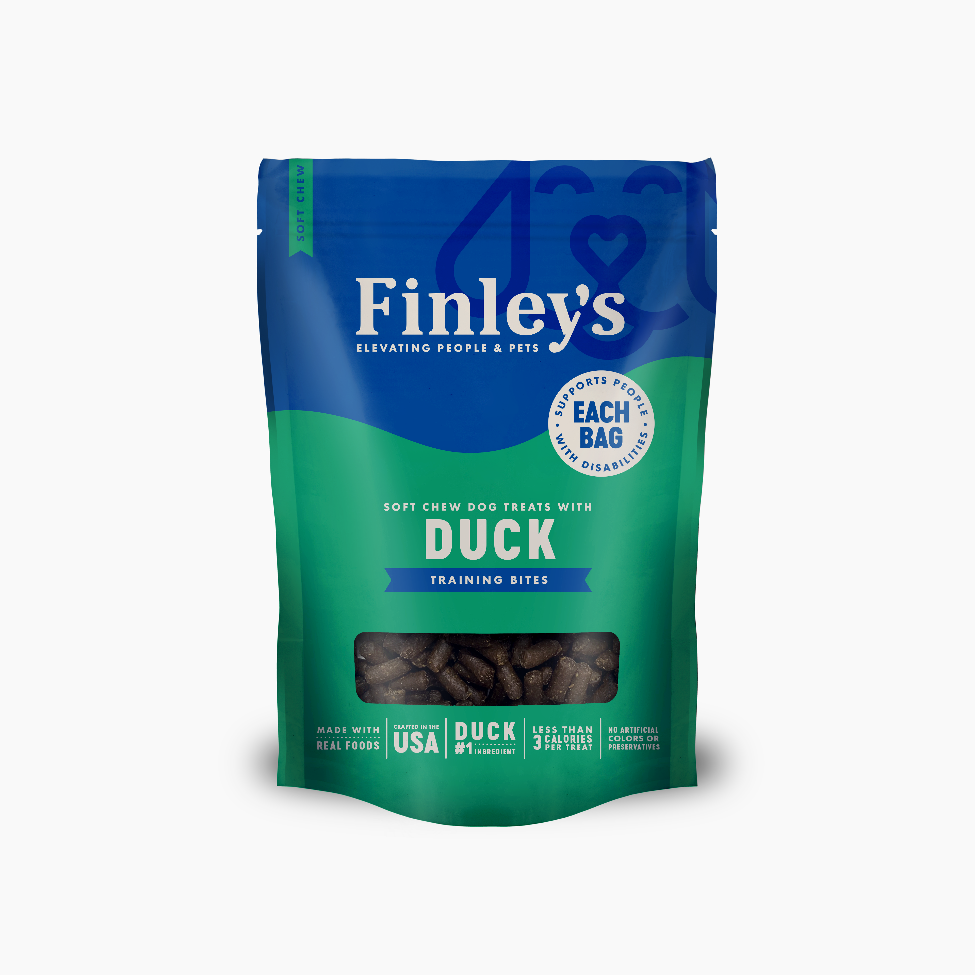 Finley's Duck Recipe Soft Chew Training Bites