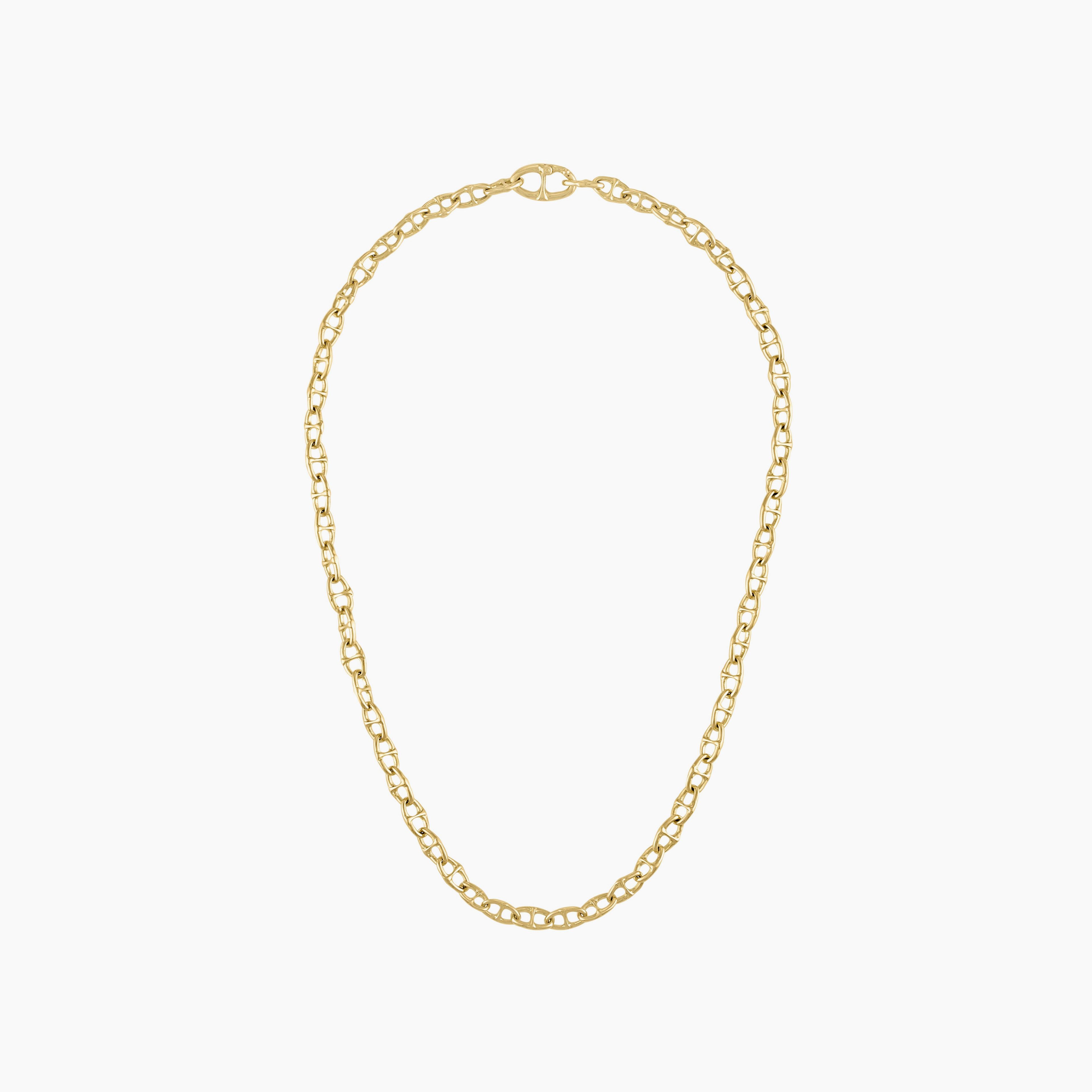 Small Mariner Link 18k Gold 16" Necklace
