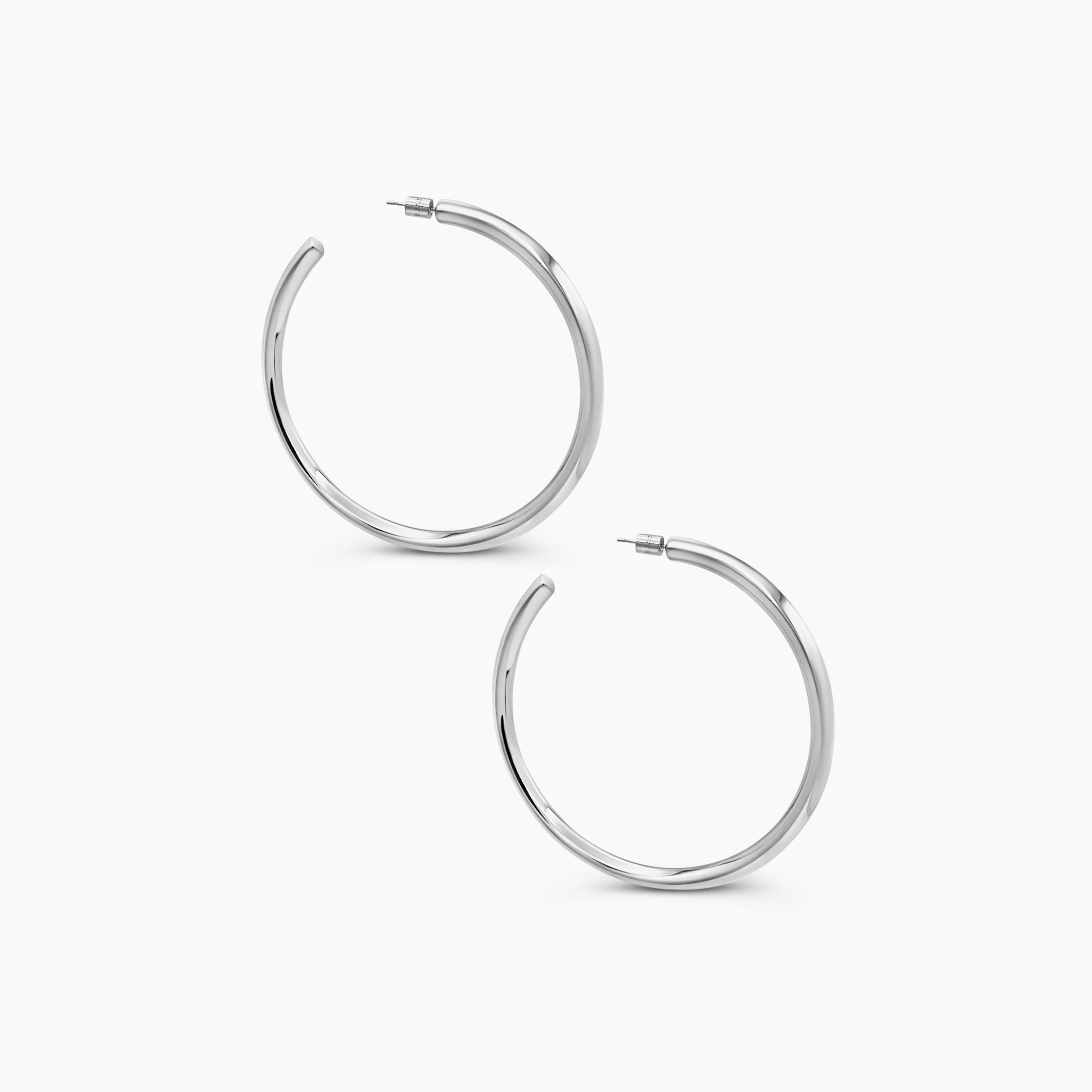 Signature Hoops - Silver