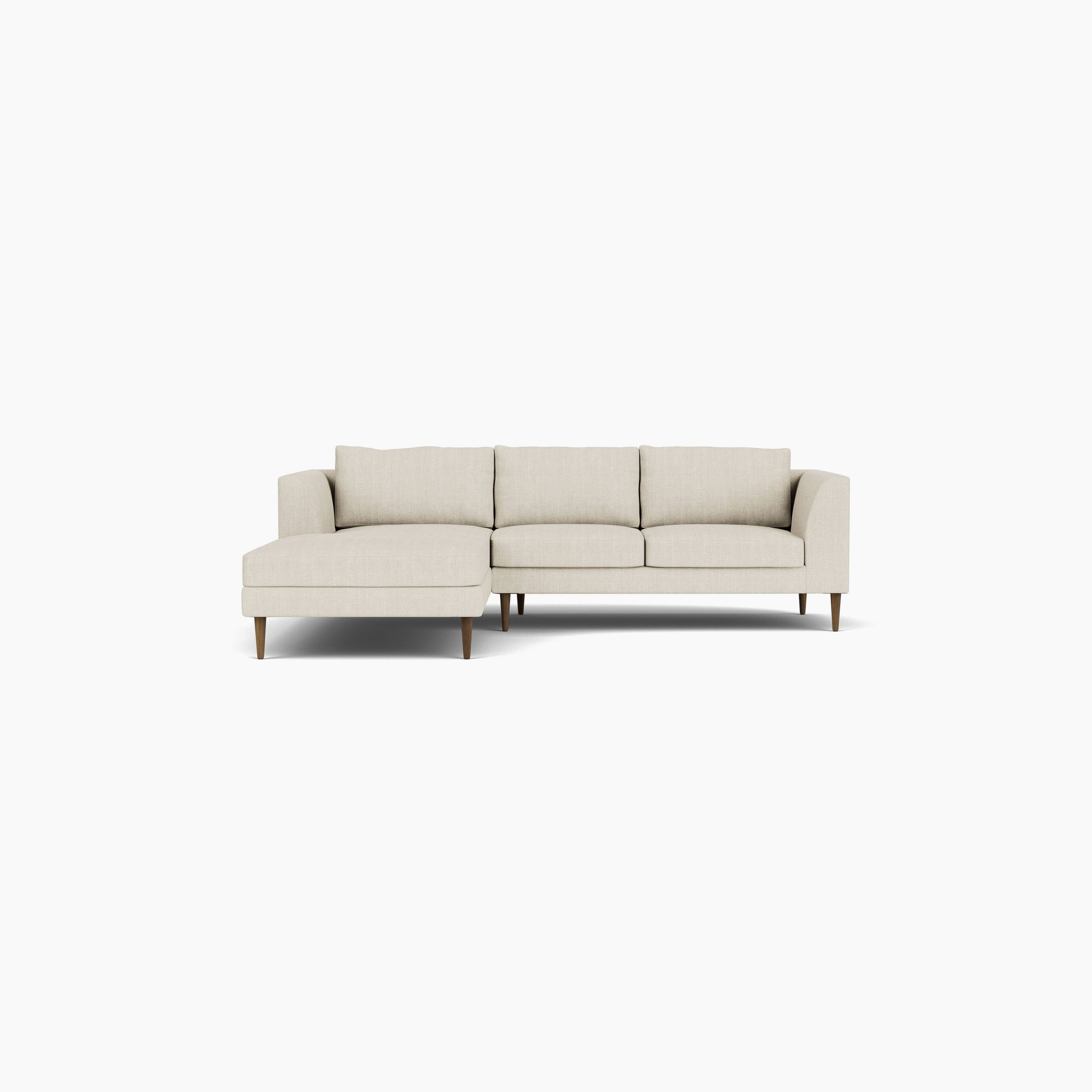 Dekayess Chaise Sectional in Latex + Wool