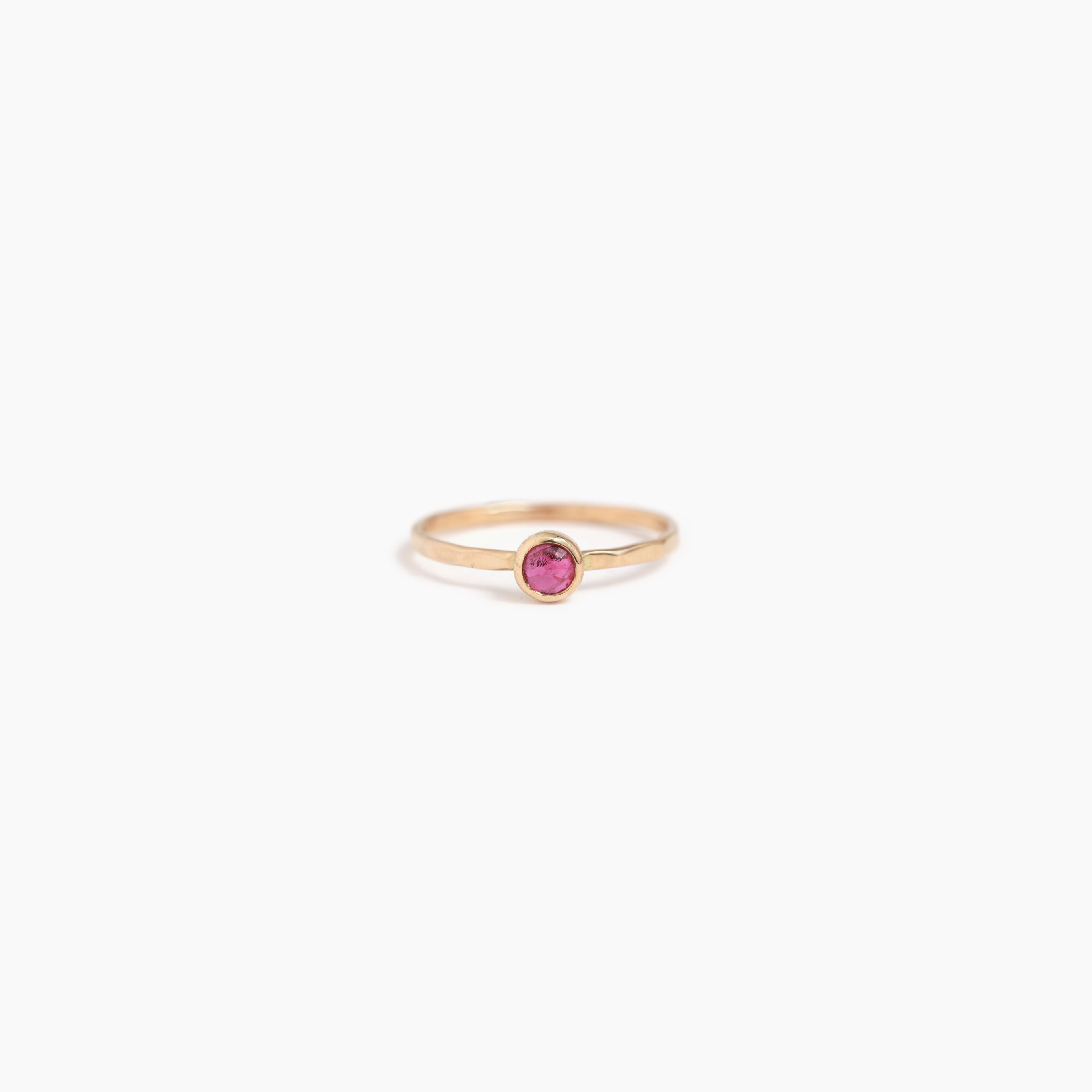 4.3mm Rosecut Ruby ring