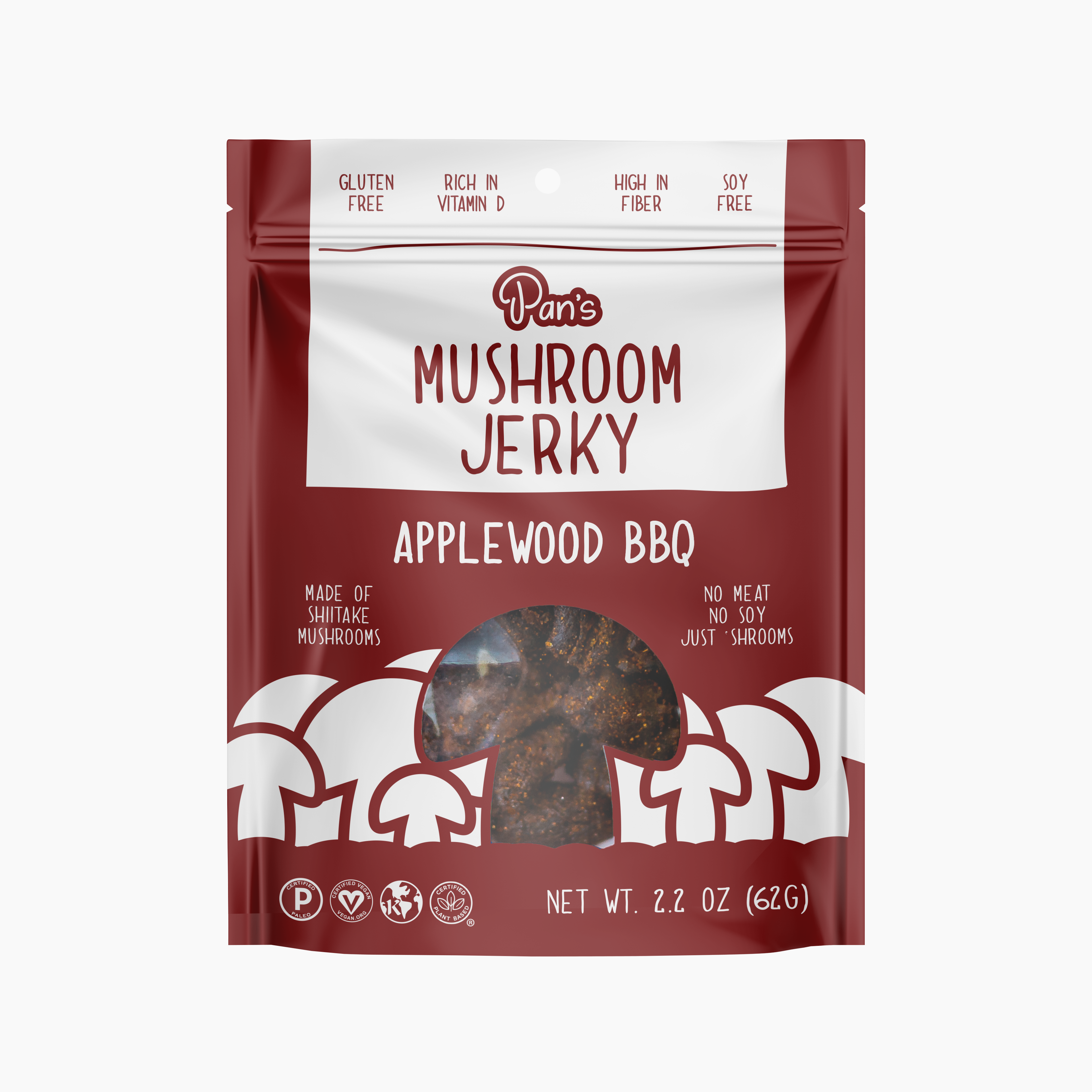 Applewood BBQ Mushroom Jerky