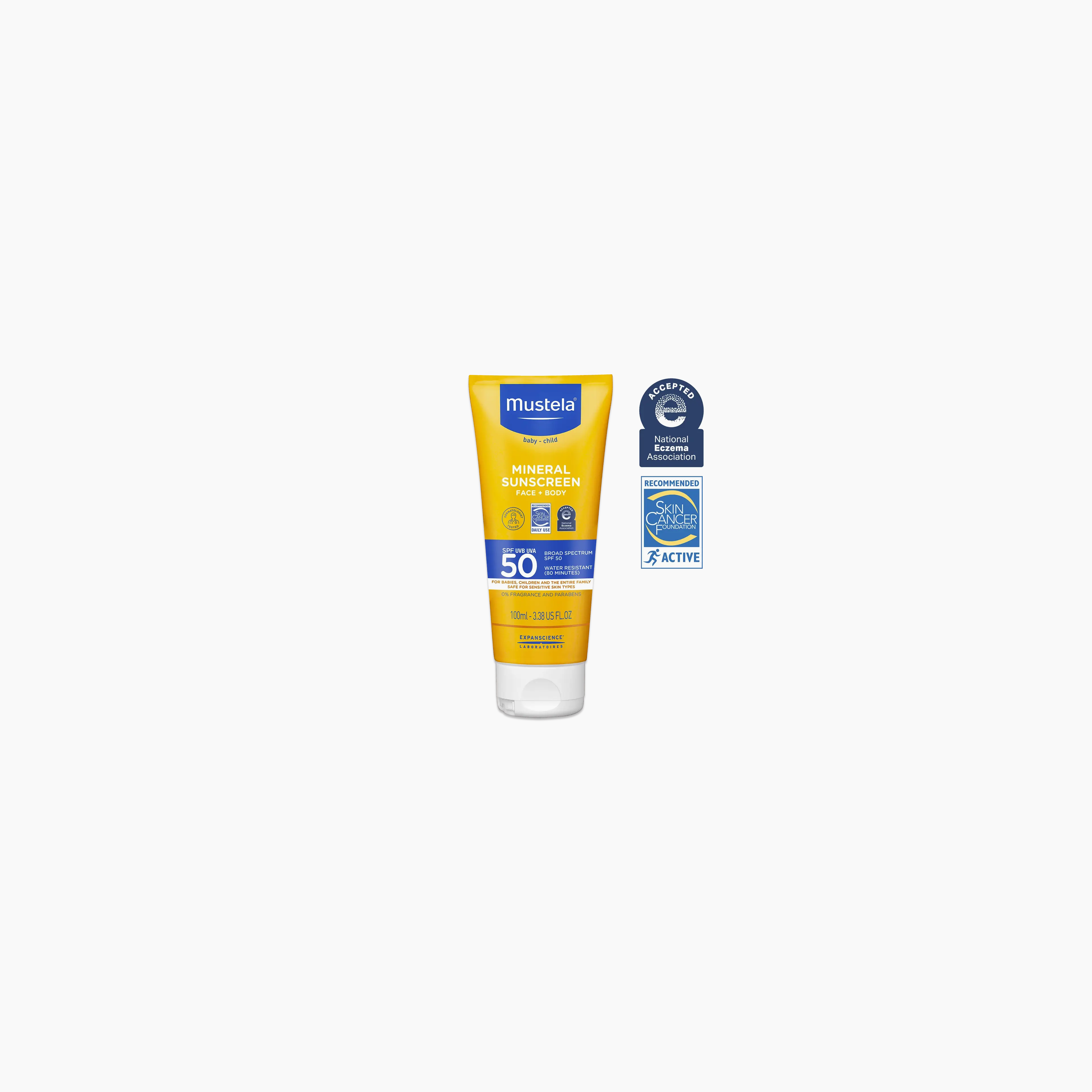 SPF 50 Mineral Sunscreen Lotion Tube