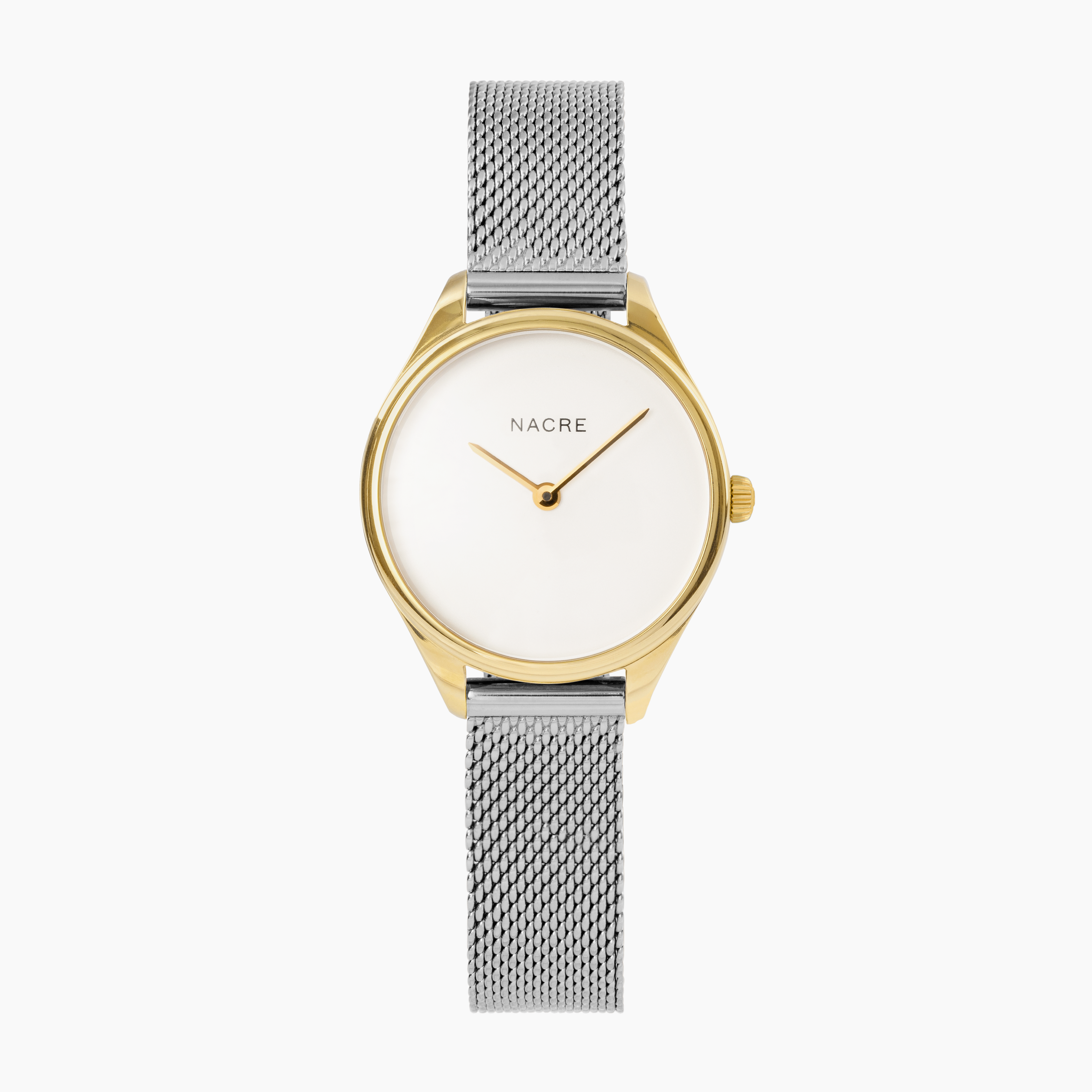 Mini Lune - Gold - Stainless Steel Mesh