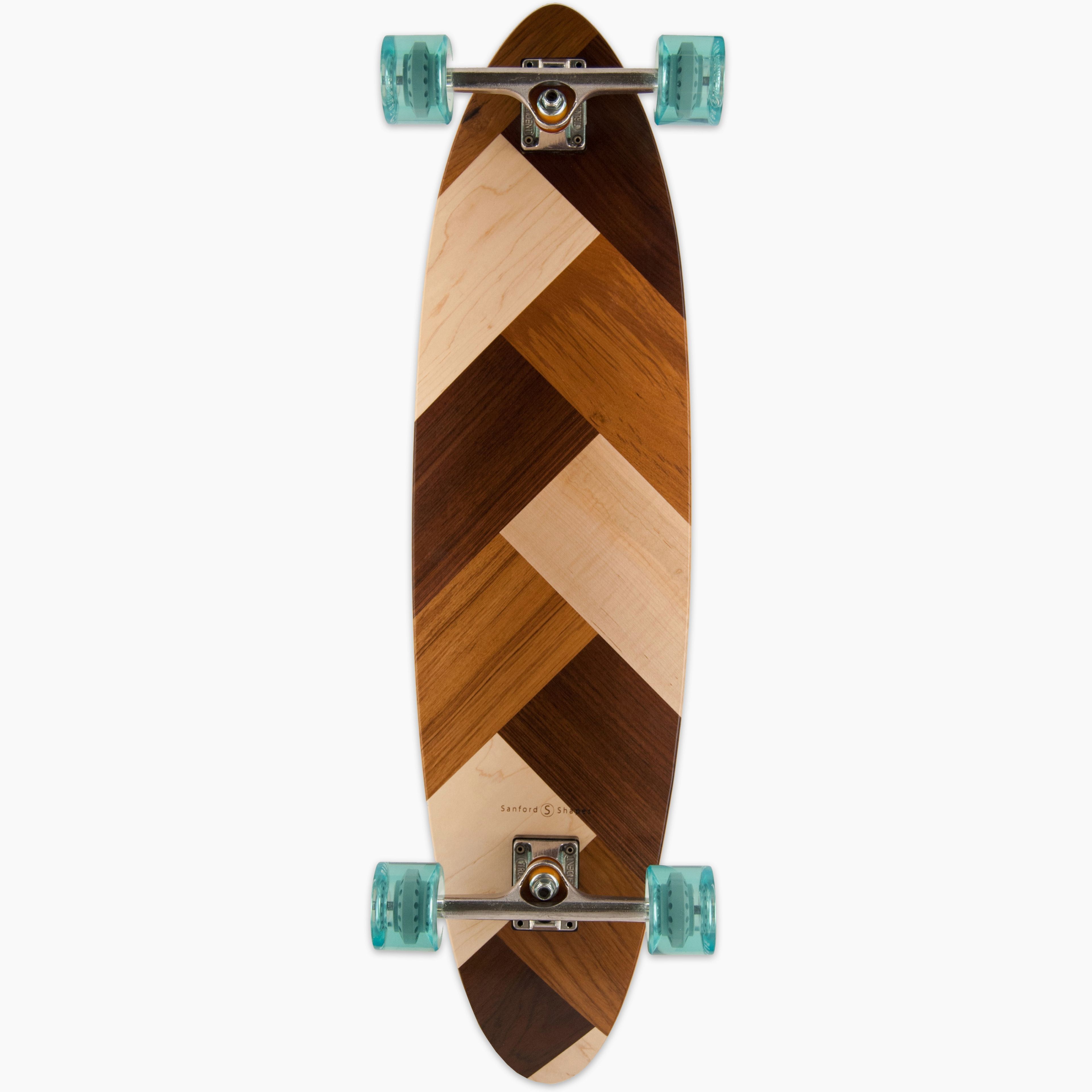 Dreamweaver: Walnut Complete Longboard Skateboard 38"