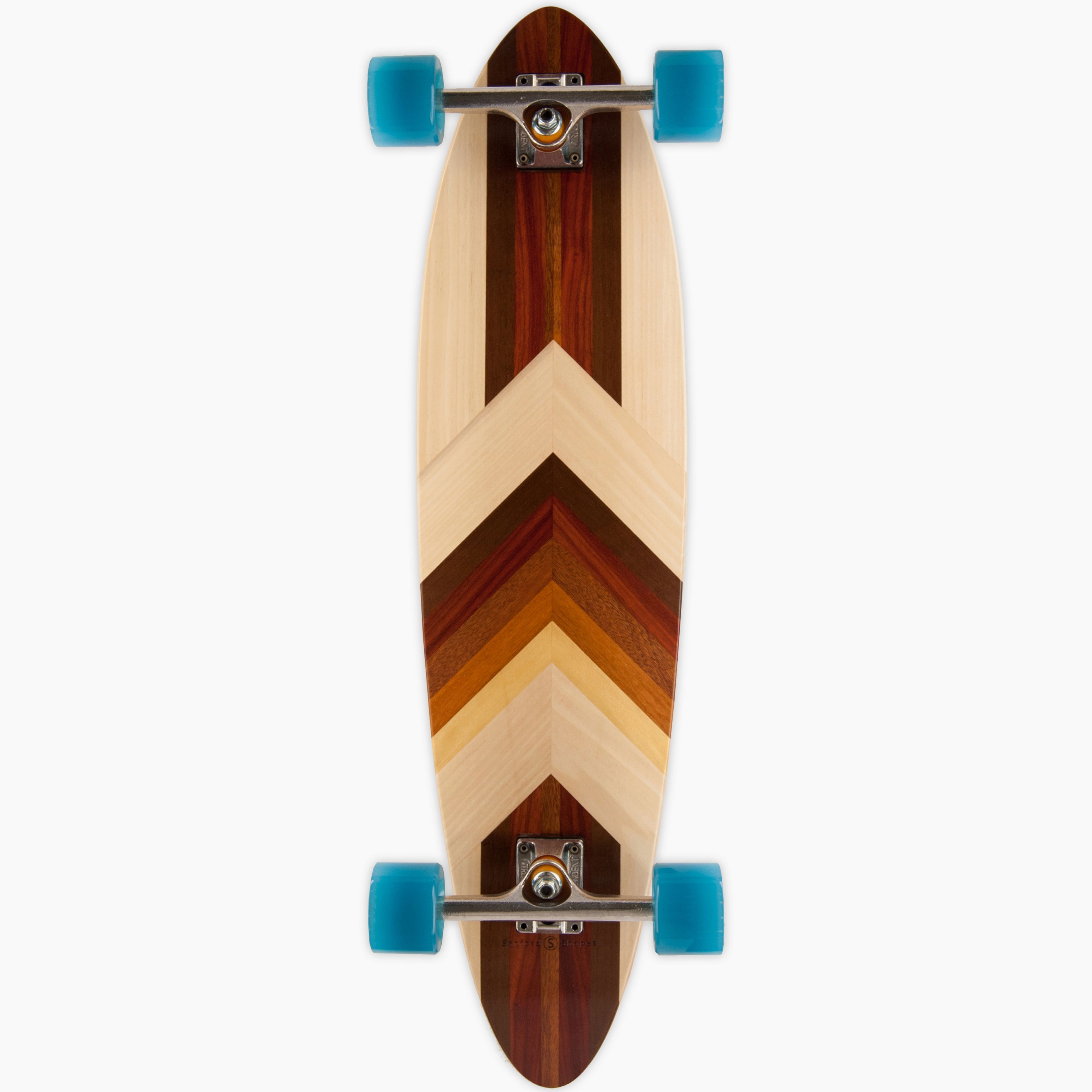 Stick Shift: Walnut Complete Longboard Skateboard 36"