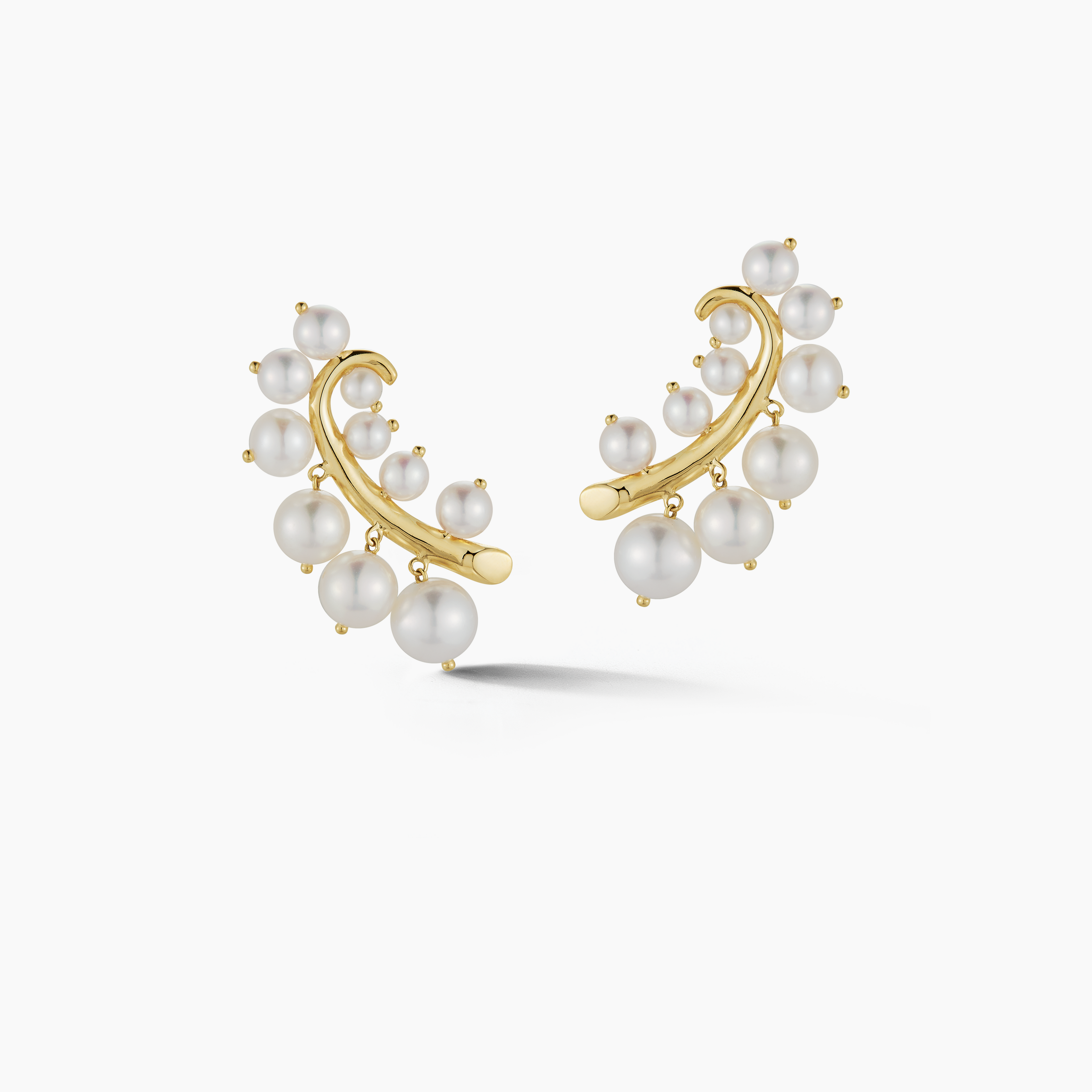 Lily of the Valley Earrings in Pearl