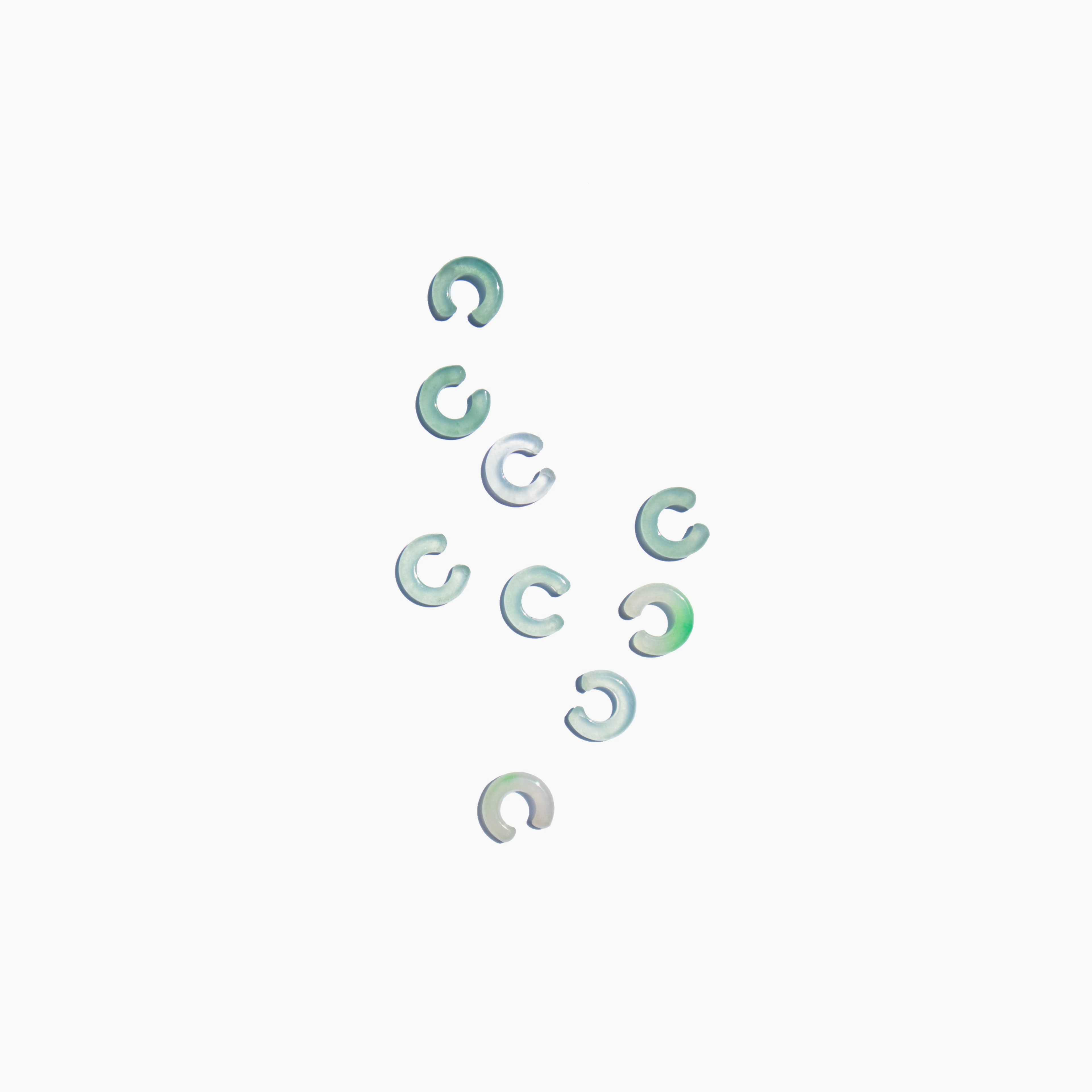 Abby — Single jade cuff earring