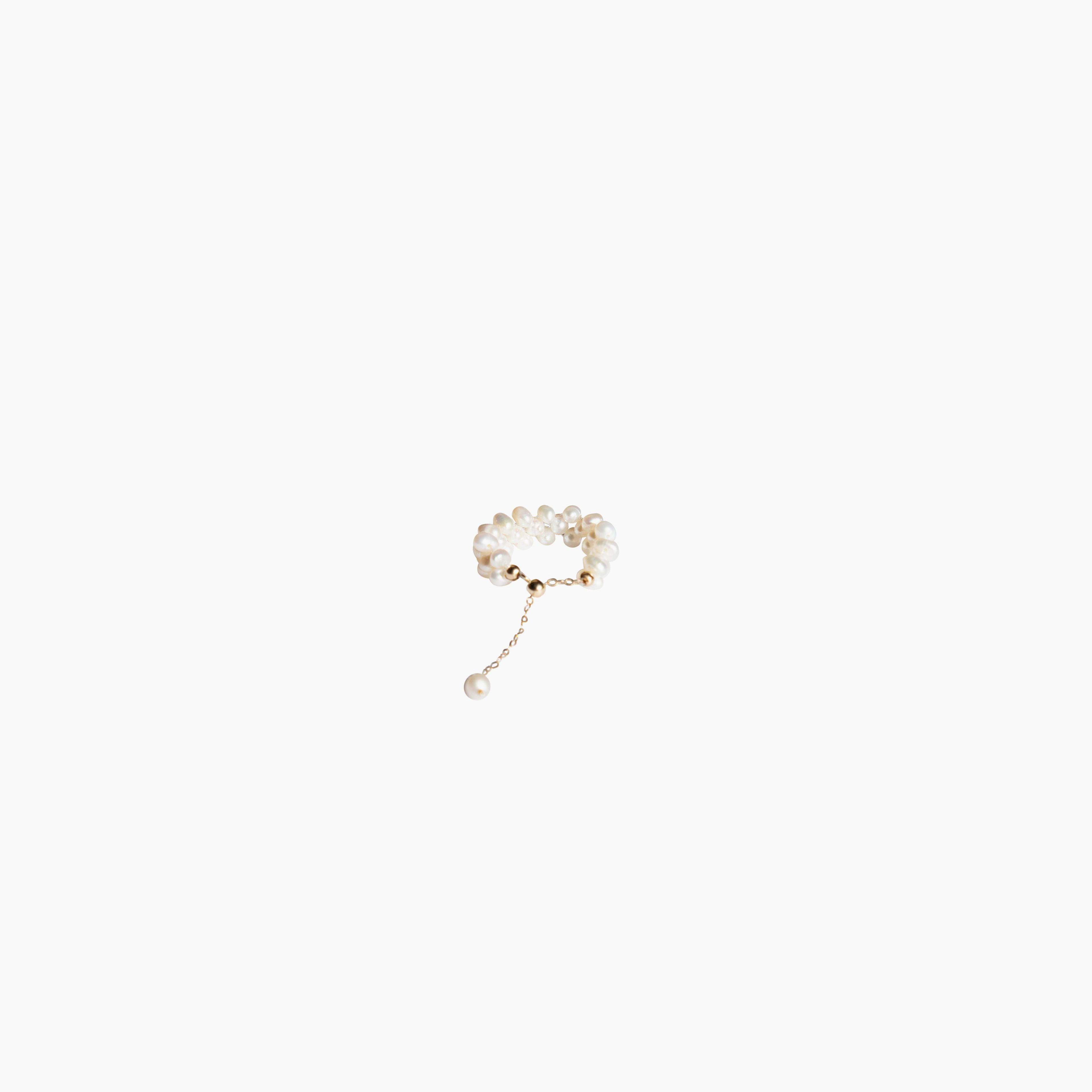 Estelle — Freshwater pearl adjustable ring