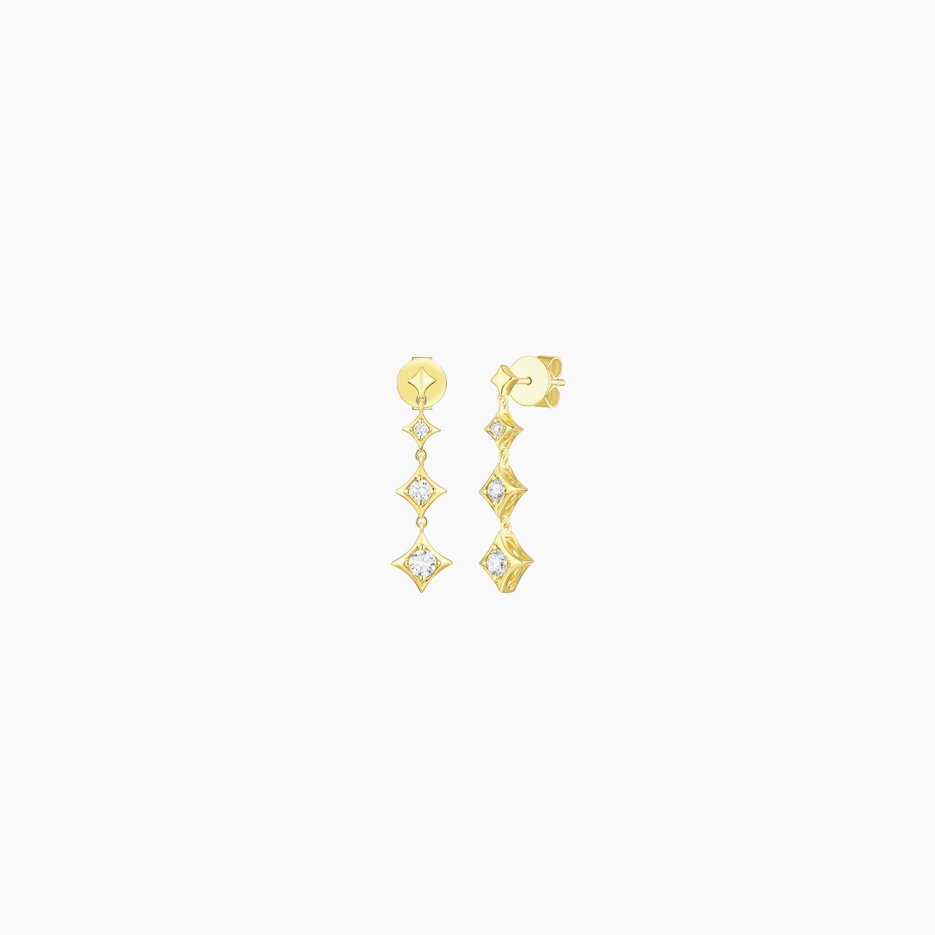 Sparkle 0.36ctw Lab Grown Diamond Earrings  E-00610WHT