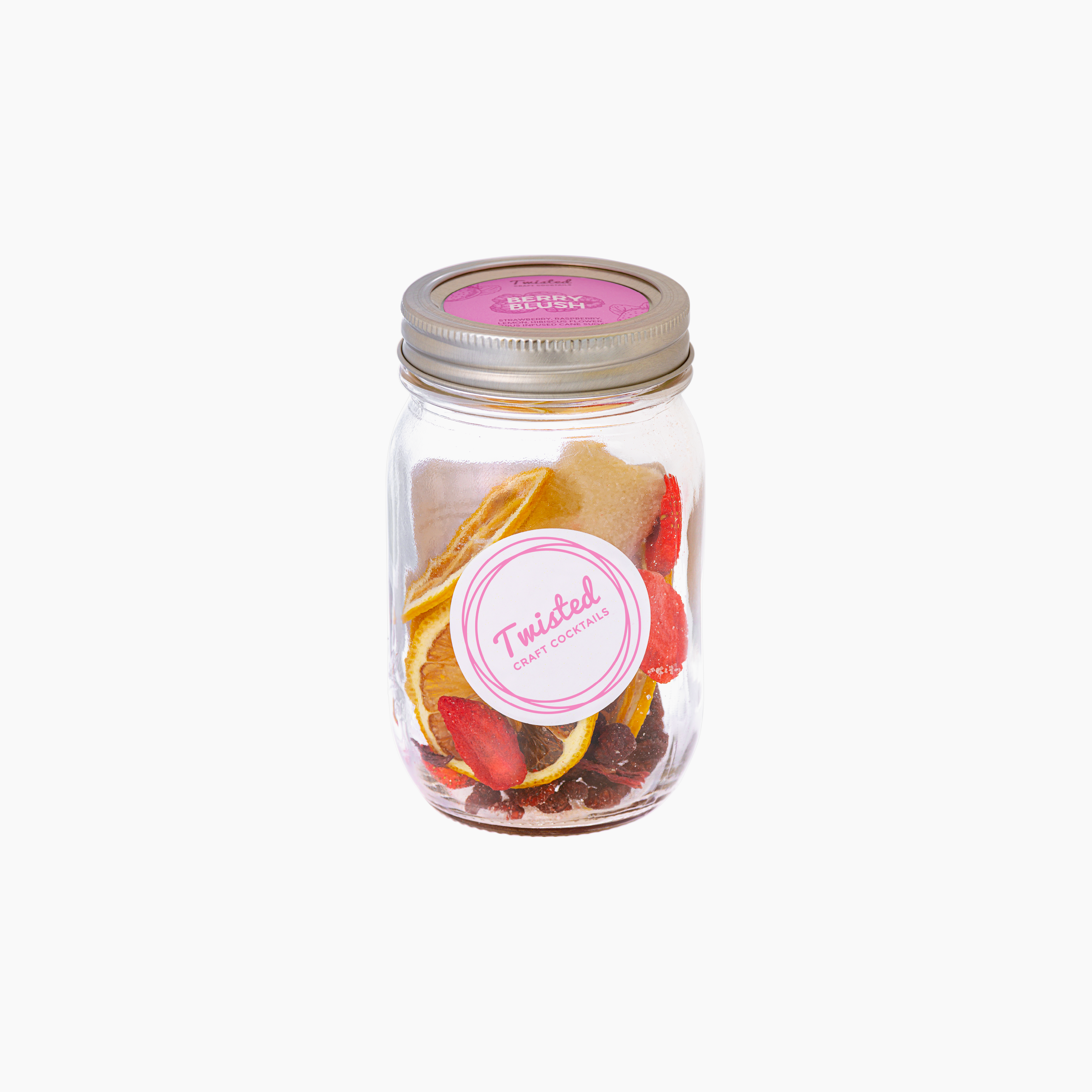 Berry Blush Cocktail Jar