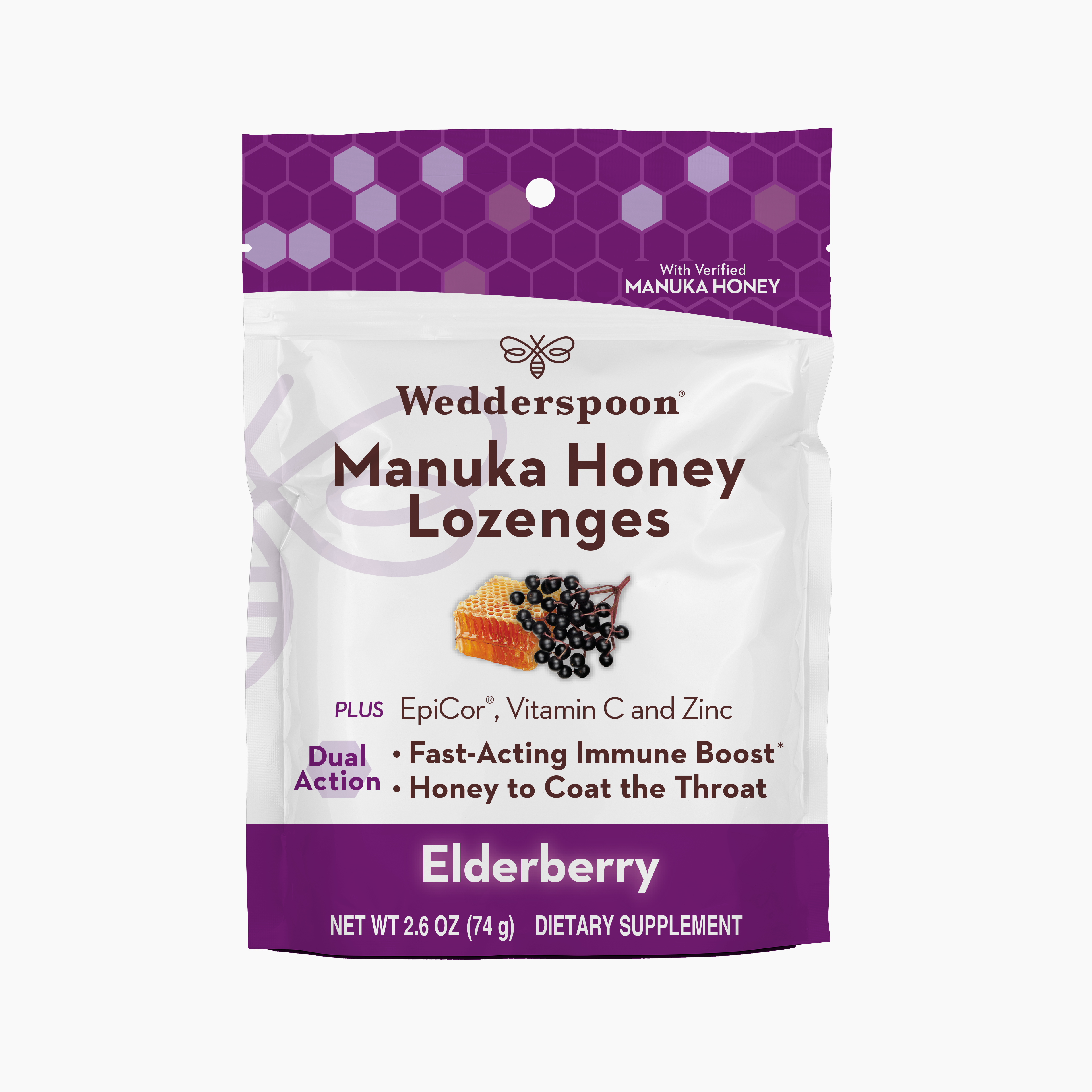 Manuka Honey Immunity Lozenge Elderberry