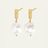 Baroque Earrings Pearl Gold Vermeil