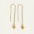 Inka Earrings Gold Vermeil