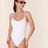 The Laguna One Piece - Ribbed - White - Classic