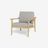The Scandinavian Lounge Chair - White Oak