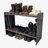 SIGNATURE CLASSY CHIC METAL BOOT RACK | 2 TIERS | 33" WIDE | 7 PAIRS