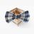Blue Plaid Bow Tie & Pocket Square Gift Set