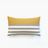 Breton Stripe Lumbar Pillow - Natural, Cream and Squash Yellow