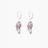 Amethyst, Pink Topaz & Peridot Grapevine Earrings