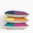 Multicolor Two Tone Colorblock Pillow - Limited Edition Colors