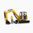 Bruder 02467 CAT Mini Excavator w/ Worker 18.10.10