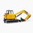 Bruder 02467 CAT Mini Excavator w/ Worker 18.10.10