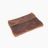 Flat Pack Zippered Leather Pouch