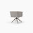 Modrest Riaglow Contemporary Light Grey Fabric Dining Chair