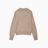 Cozy Cashmere Blend Johnny Collar Sweater in Camel