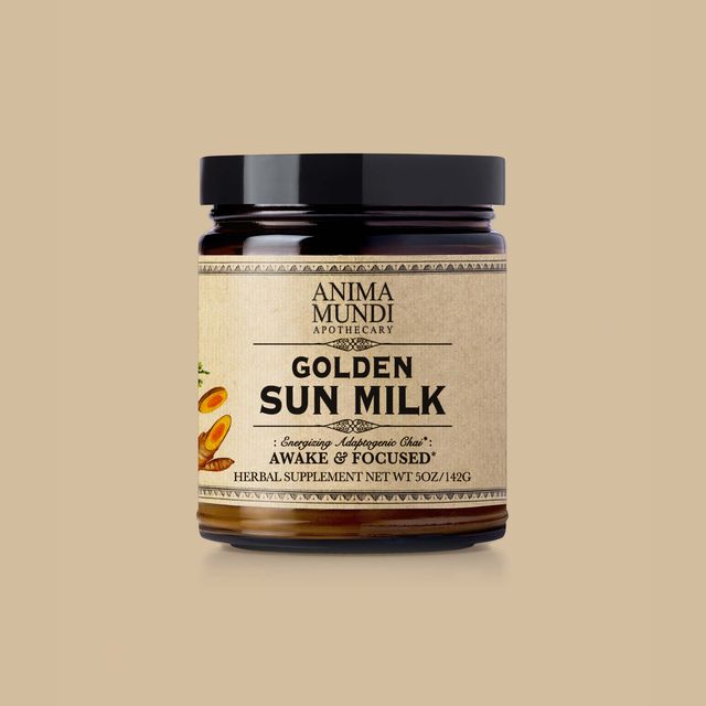 GOLDEN SUN MILK | Energizing Adaptogenic Chai
