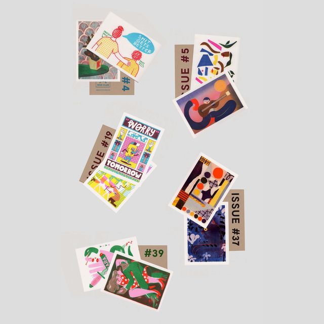 PEN PALS: Lucky Dip! - 3 Pack RISO CLUB Issues (12 postcards)