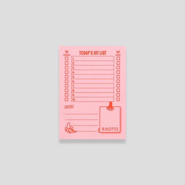 HIT LIST: Pink - To Do List Notepad