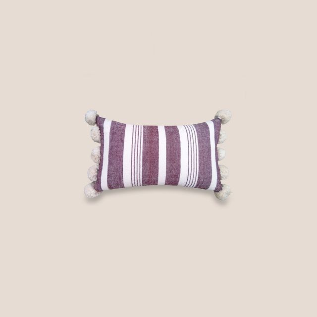 Pompon Pillow Cover Ray