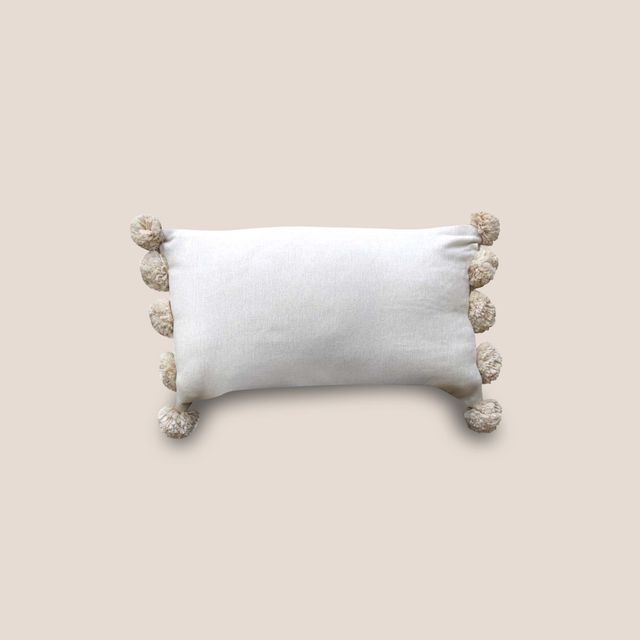 Pompon Pillow Cover Sage
