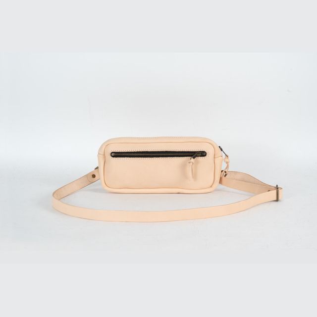 Leather Fanny Pack / Leather Waist Bag - Deluxe - Natural Veg Tan (Ready To Ship)