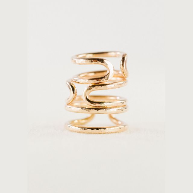 Sale - Gold Double Cuff Ring - Kau'i