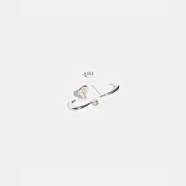 Coil Earring 2.0 - Gemstone