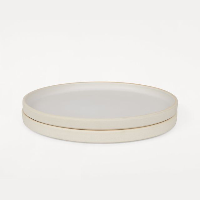Otto Ceramic Plate Set of Two | Natural | Large