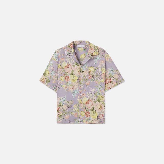 Camp Shirt / Lavender Tuscan Floral